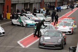 Porsche GT3 Cup Challenge Benelux test day Spa