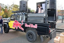 Red Bull DJ on Wheels