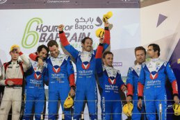 Podium LMP2-klasse FIA WEC 6H Bahrein 2017
