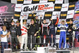 Podium GTX2-klasse Gulf 12 Hours 2017