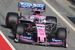 Meetapparatuur op Lance Stroll - Racing Point