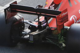 Achterzijde Charles Leclerc - Ferrari