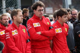 Charles Leclerc - Sebastian Vettel -  Ferrari - Mattia Binotto