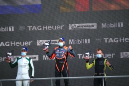 Podium 2021 Porsche Carrera Cup Benelux Spa race 2