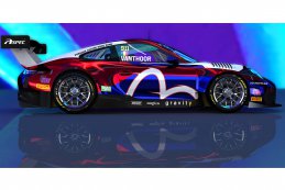 wagens Laurens Vanthoor tijdens GT World Cup