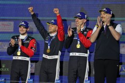 Dries Vanthoor, Kevin Magnussen en Raffaele Marciello