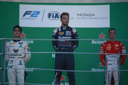 Podium F2 Sprintrace Monza 2017