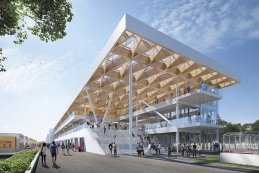 Nieuwe paddock Circuit Gilles Villeneuve