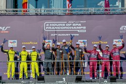 Podium 2026 European Le Mans Series 4 Hours of Spa-Francorchamps LMGT3