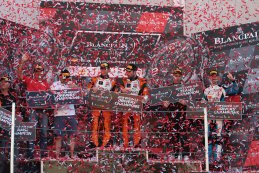 Louis Machiels en Andrea Bertolini (l.) wonnen de Pro Am-titel