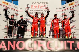 Podium 2022 GT2 European Series Misano Race 2 Pro-Am