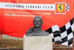 Onthulling borstbeeld Gilles Villeneuve