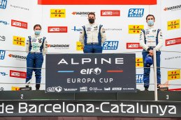Podium 2021 Alpine Elf Europa Cup Barcelona race 1