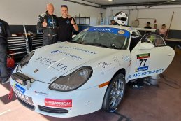 Stephan en Edwin Beyens bij de BE Motorsport Porsche Boxter