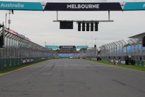 Beelden van een 25e GP F1 Melbourne in mineur