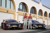 Audi Sport test met Mattias Ekström en Jamie Green in Monteblanco