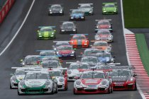Mexico nieuwe afsluiter van de Porsche Mobil 1 Supercup