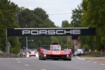 24H Le Mans: Ferrari boven tijdens de Warmup