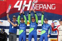 4H Sepang: Dubbel voor Cetilar Racing - Team WRT op het podium bij GT's