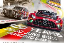 De officiële affiche van het eeuwfeest van de CrowdStrike 24 Hours of Spa onthuld