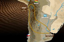 Het parcours van de Dakar-rally 2015