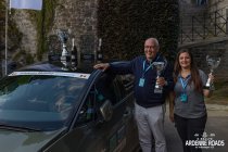Michel Decremer en Jennifer Hugo winnaars  van de E-Rallye Ardenne Roads by Volkswagen ID.