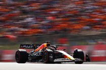 GP Spanje: Verstappen aan het feest na opgave Leclerc