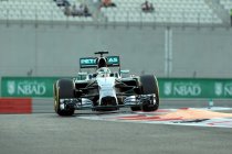 Abu Dhabi: Vrije trainingen: Lewis Hamilton tweemaal voor Nico Rosberg
