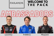 Laurens Vanthoor, Frédéric Vervisch en Maxime Martin als ambassadeurs van Paramor