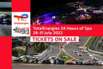 Ticket verkoop voor 24 Hours Spa is gestart
