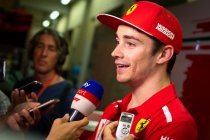 Leclerc emotioneel na eerste dag bij Ferrari
