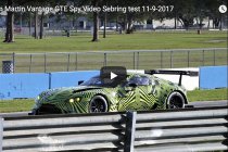 VIDEO: Nieuwe Aston Martin Vantage GTE zet testprogramma verder op Sebring