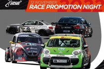Autosportseizoen eindigt op 12 november op Circuit Zolder met traditionele Race Promotion Night