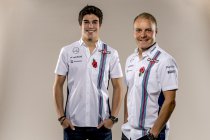 Lance Stroll naast Valtteri Bottas bij Williams in 2017